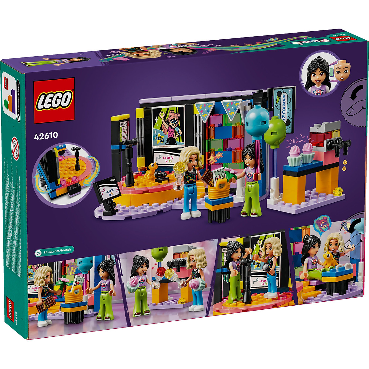 LEGO FRIENDS 42610 Đồ chơi lắp ráp Phòng hát karaoke (196 chi tiết)