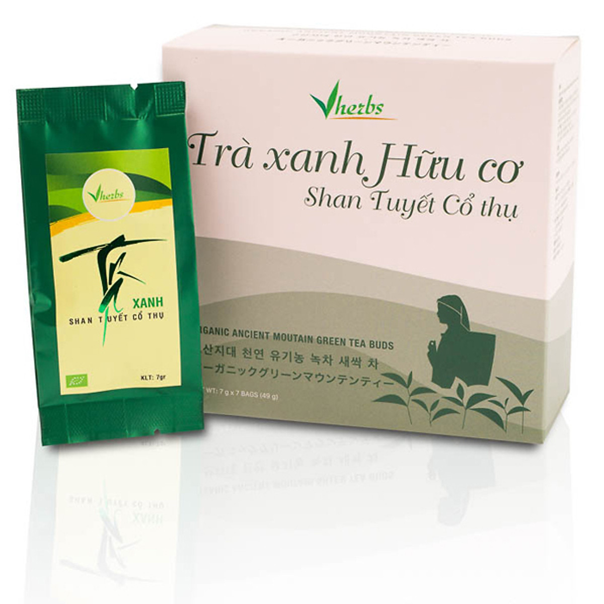 Trà Xanh Hữu Cơ Shan Tuyết Cổ Thụ (búp)