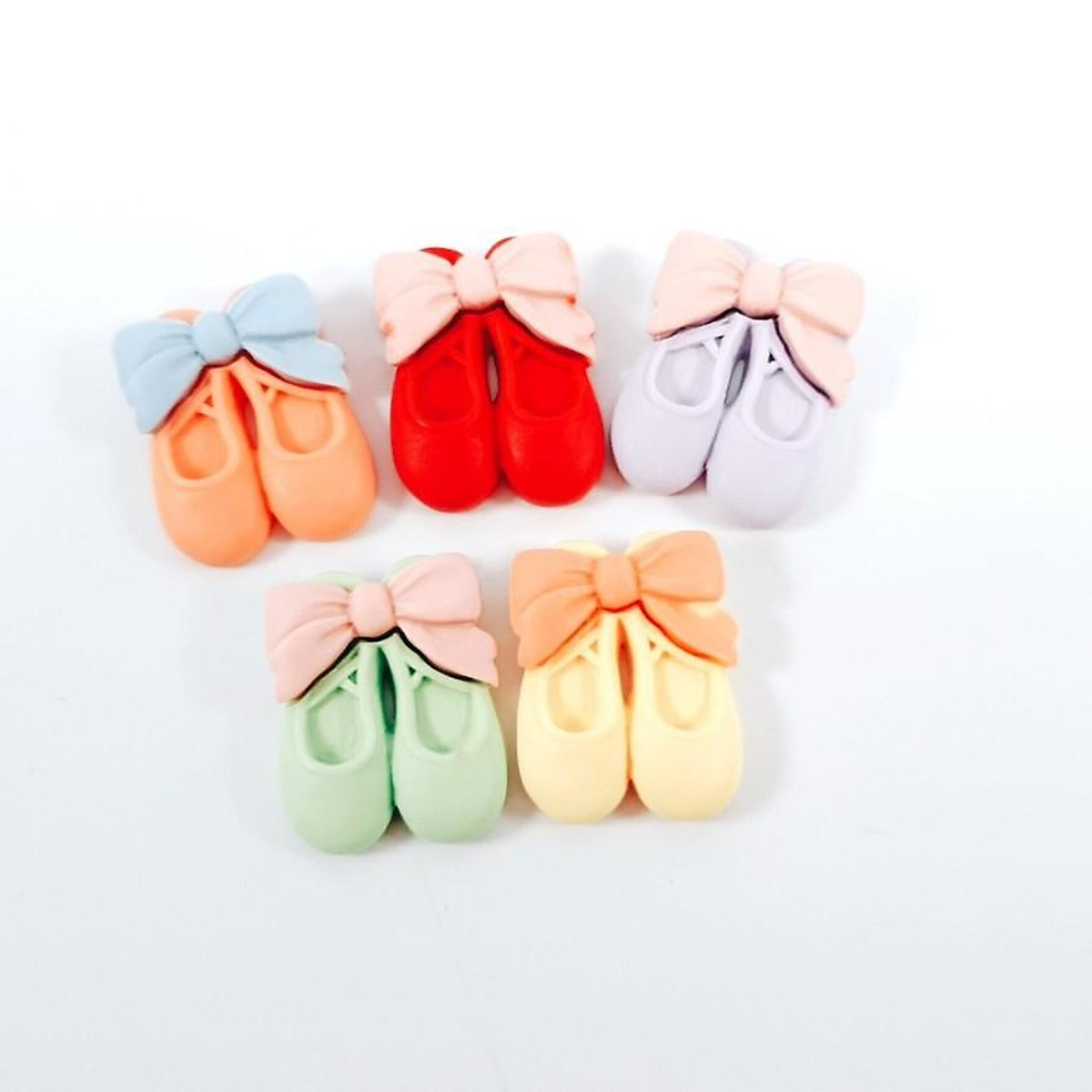 Nút gắn hkdesign/ phụ kiện trang trí loại đá cứng mô hình 3D - Sticker dép