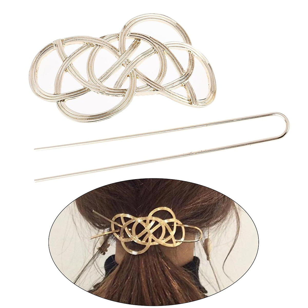Metal Hair Cuff Hair Bun Holder Cage Hair Stick Fashion Hairpins Hair Clip Metal Hair Cuff Hair Bun Holder Cage Hair Stick Fashion Hairpins Hair Clip