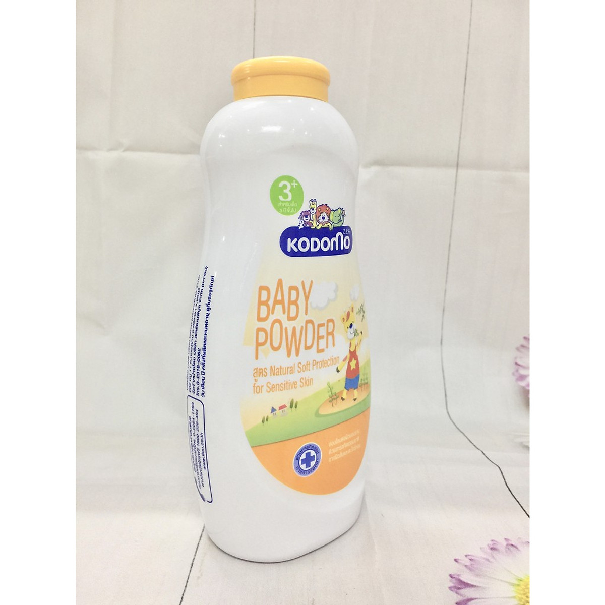 Phấn trẻ em Kodomo Natural Soft 350g dưỡng ẩm cho trẻ em (Thái Lan) - phấn thơm cho bé sơ sinh an toàn khi sử dụng