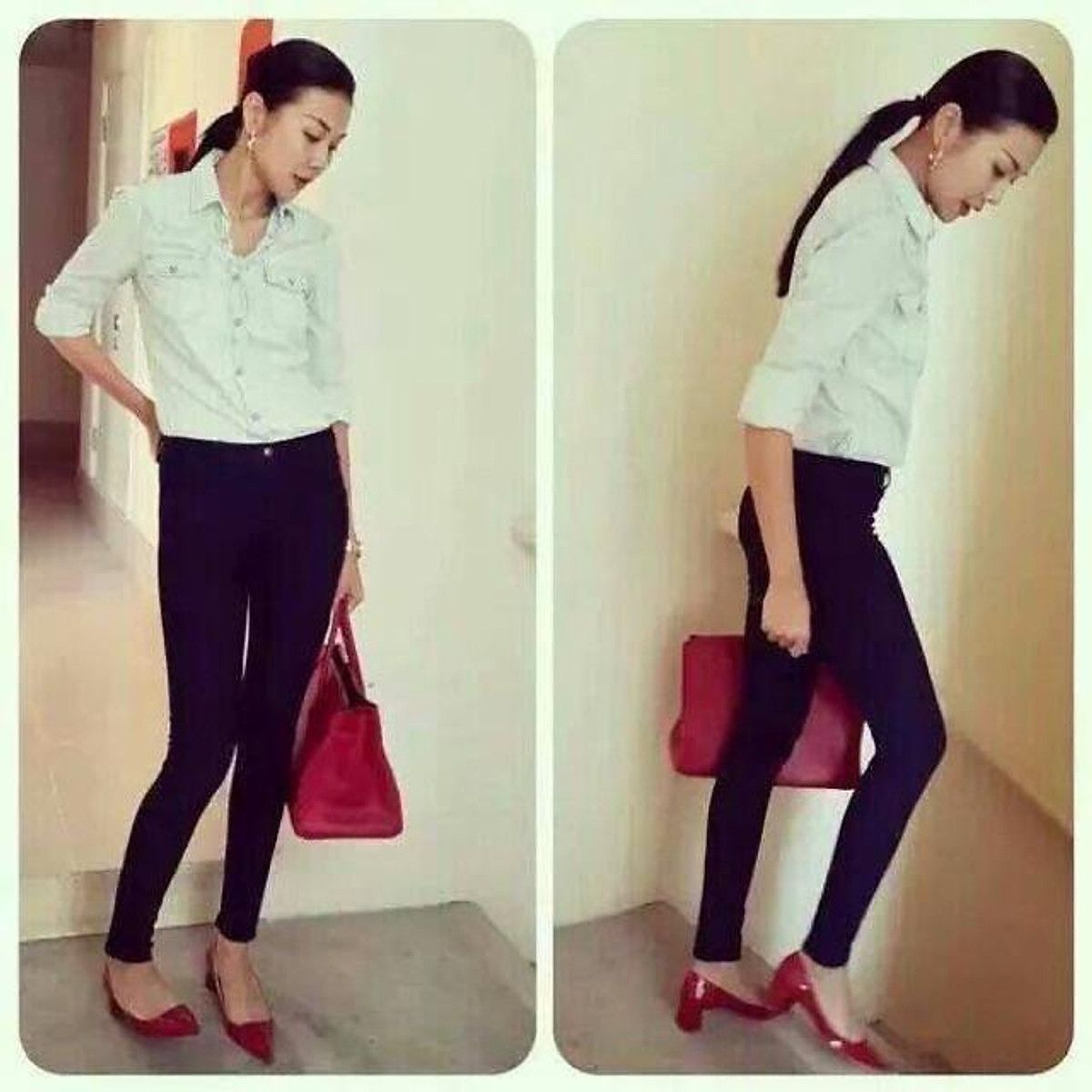 Quần kaki co giãn 3 size S M L