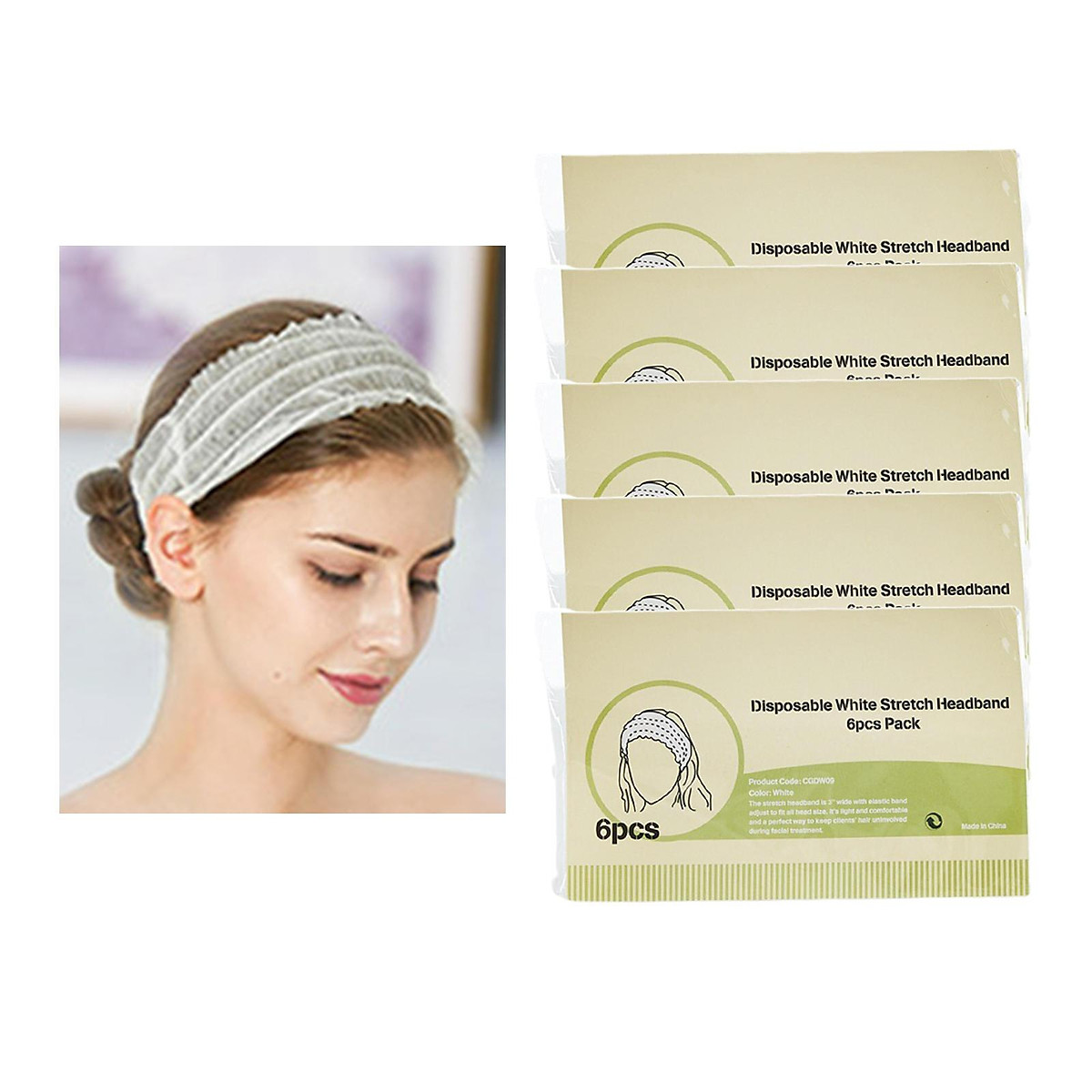 Mua 30 Pieces Disposable Facial Headbands Hair Band Skin Care for Women Salons tại Magideal2 Mua 30 Pieces Disposable Facial Headbands Hair Band Skin Care for Women Salons tại Magideal2