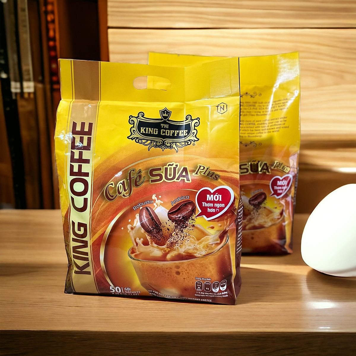 Cà Phê Sữa Hòa Tan 3IN1 KING COFFEE - Túi 50 gói x 24g