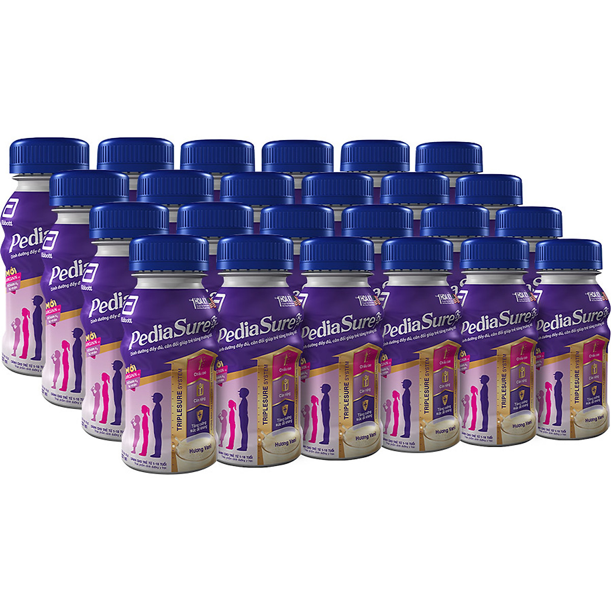Thùng 24 Chai Sữa Nước Abbott Pediasure Vani 237ml cho trẻ từ 1-10 tuổi