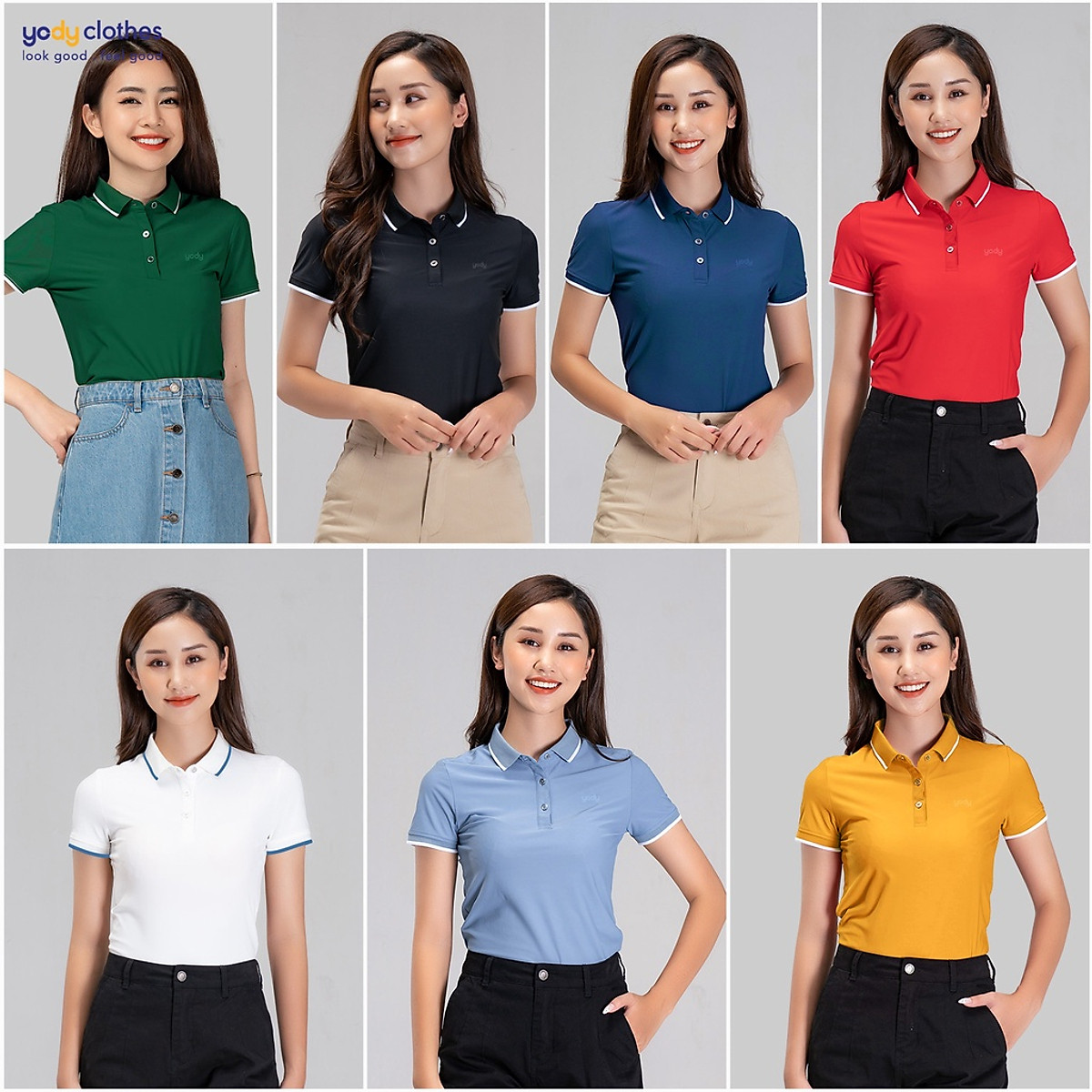 Áo Polo Nữ Coolmax Lacoste Chính Hàng YODY Thoáng Khí, Hút Ẩm, Co Dãn Tốt  APN3516 giá rẻ nhất tháng 8/2023