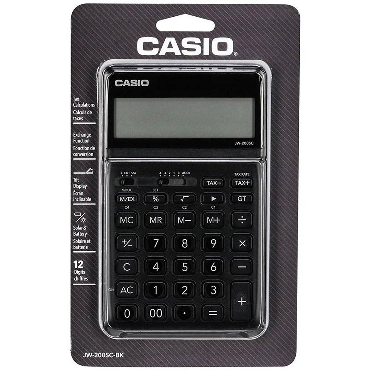 Máy Tính Casio JW200SC-BK