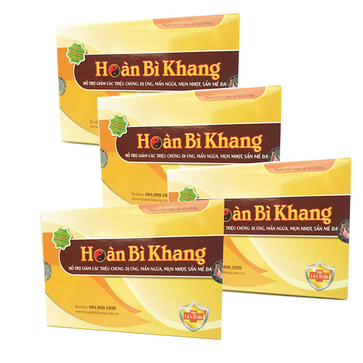 Thực phầm thanh nhiệt Hoàn Bì Khang liêu trình người lớn dùng cho 1 tháng