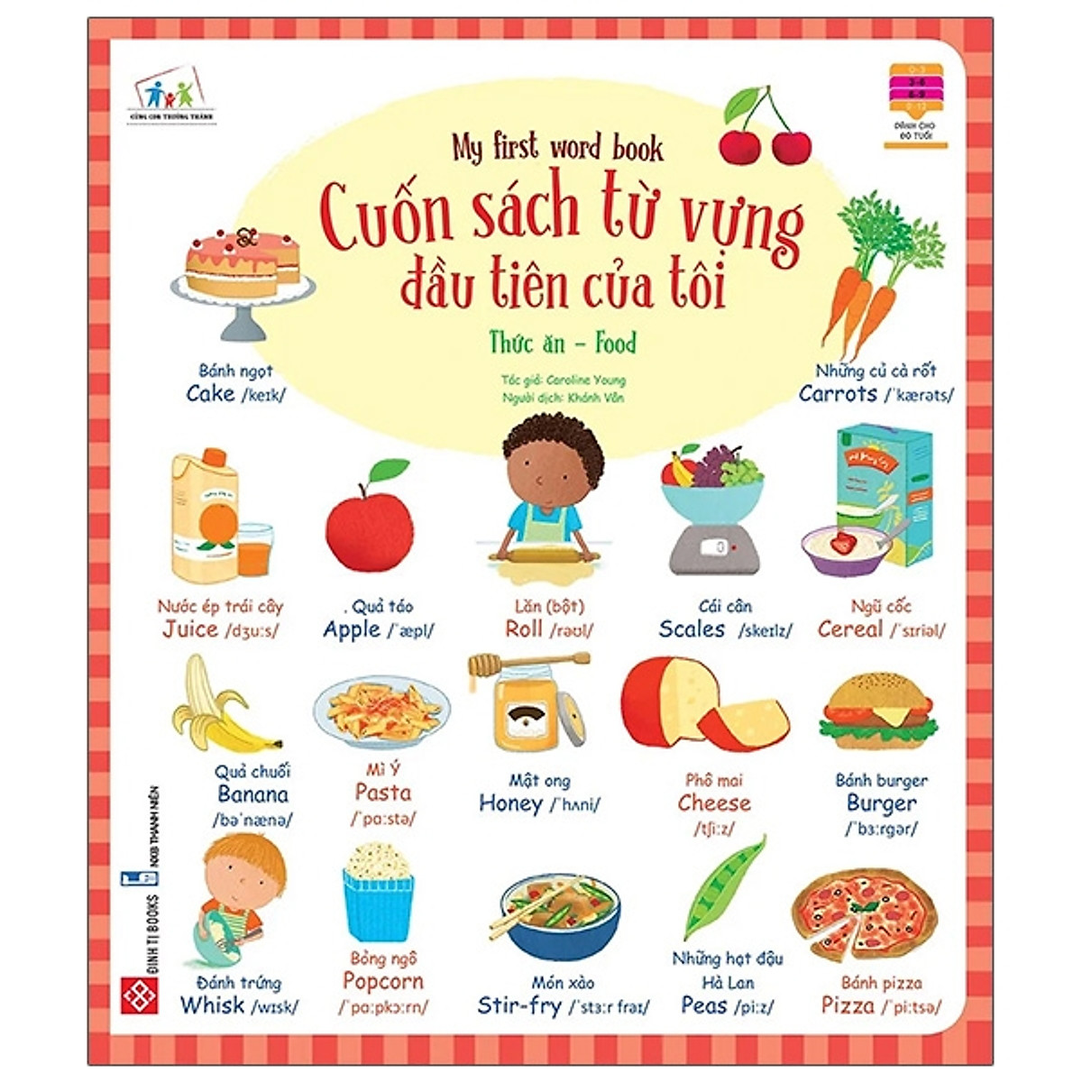 Cuốn sách từ vựng đầu tiên của tôi - My first word book- Thức ăn ...