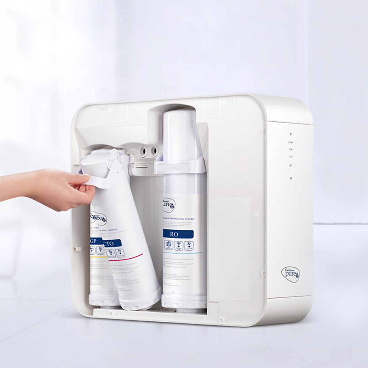 Máy lọc nước Unilever Pureit Delica UR5440 thiết kế nhỏ gọn tóc độ lọc 1 lít/phút -Hàng chính hãng