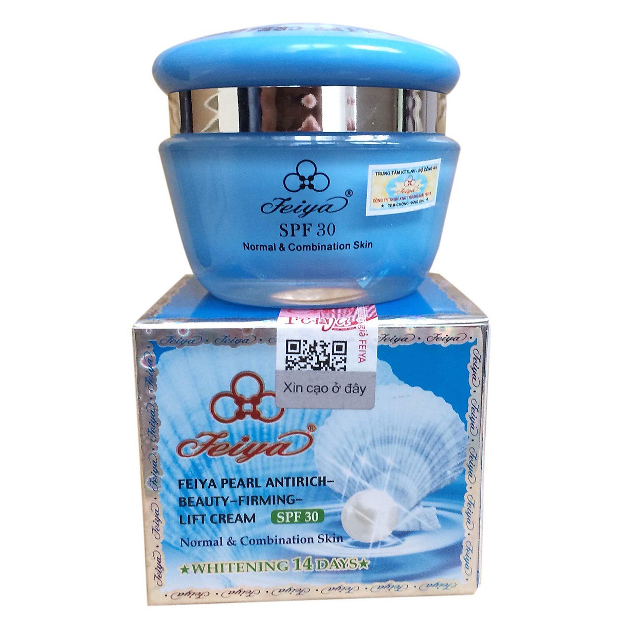 Kem FEIYA Ngọc Trai 50g - Làm Trắng - Giảm Thâm Nám - Cải Thiện Da Tối Màu - Chống Lão Hóa