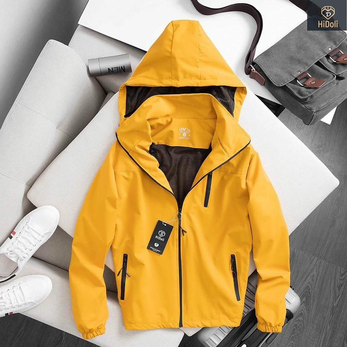 Mua Áo Khoác Nam Nữ Chất Liệu Gió Cao Cấp 2 Lớp Dày Dặn, Bên Trong Lót  Lưới, Áo Khoác Dù Chống Nước - Vàng Quý Tộc,L Tại Tuhuong Store | Tiki