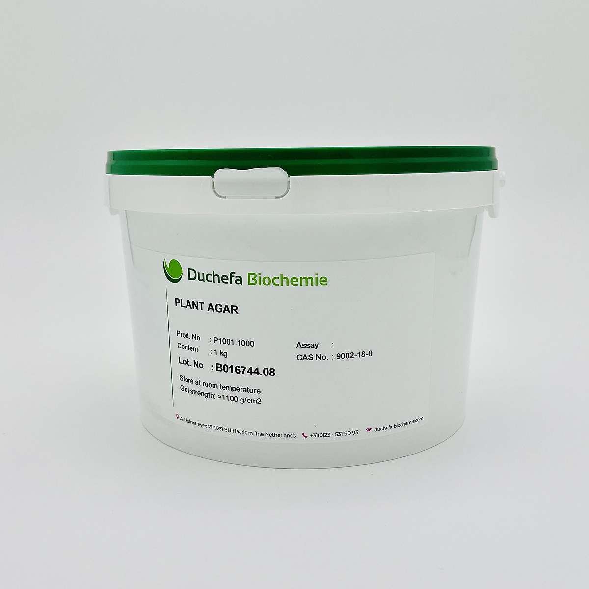 Mua Plant Agar (Gel strength>1100 g/cm2, Duchefa, Cas 9002180) tại