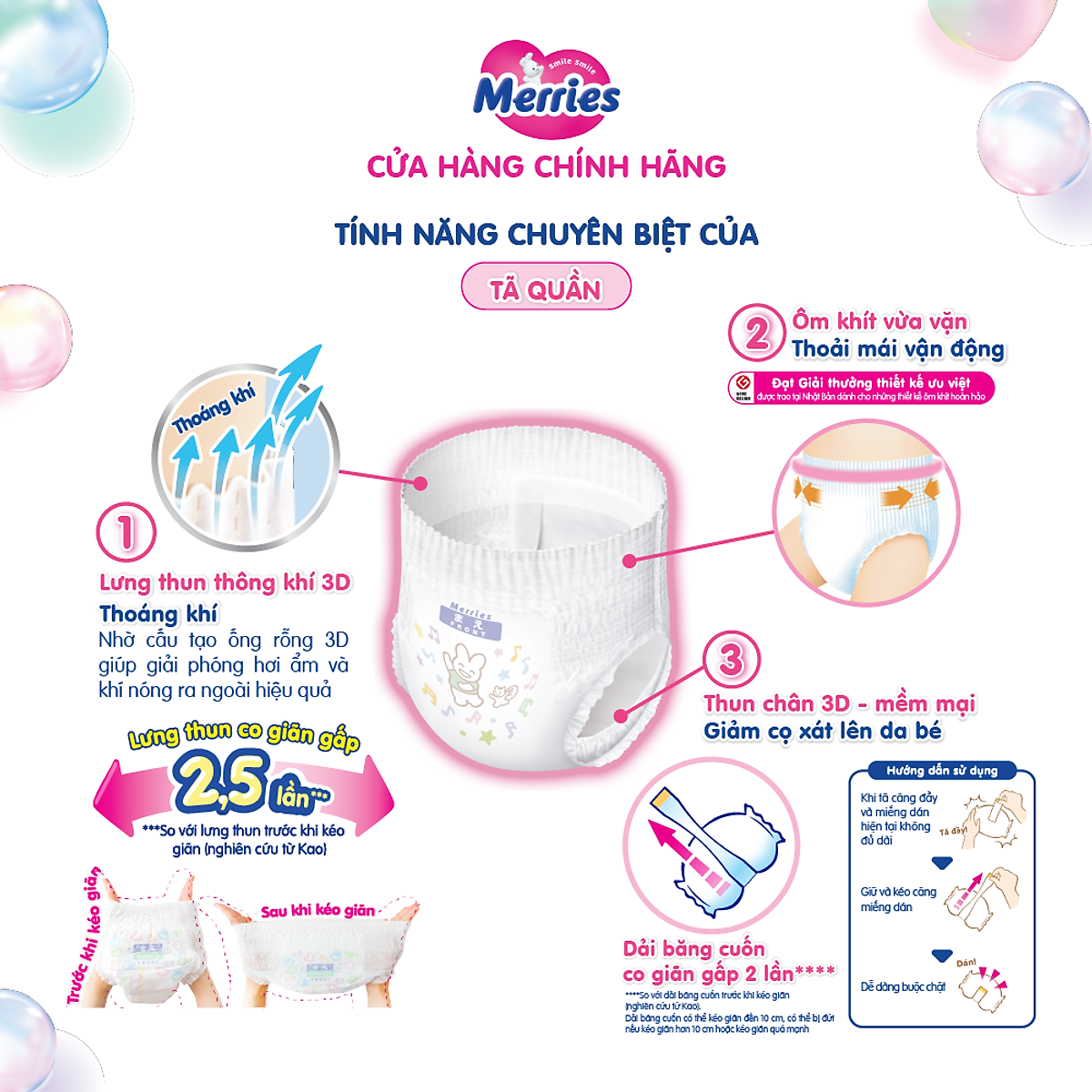 Tã/bỉm quần Merries size XXL - 26 miếng (dành cho bé từ 15 - 28kg)