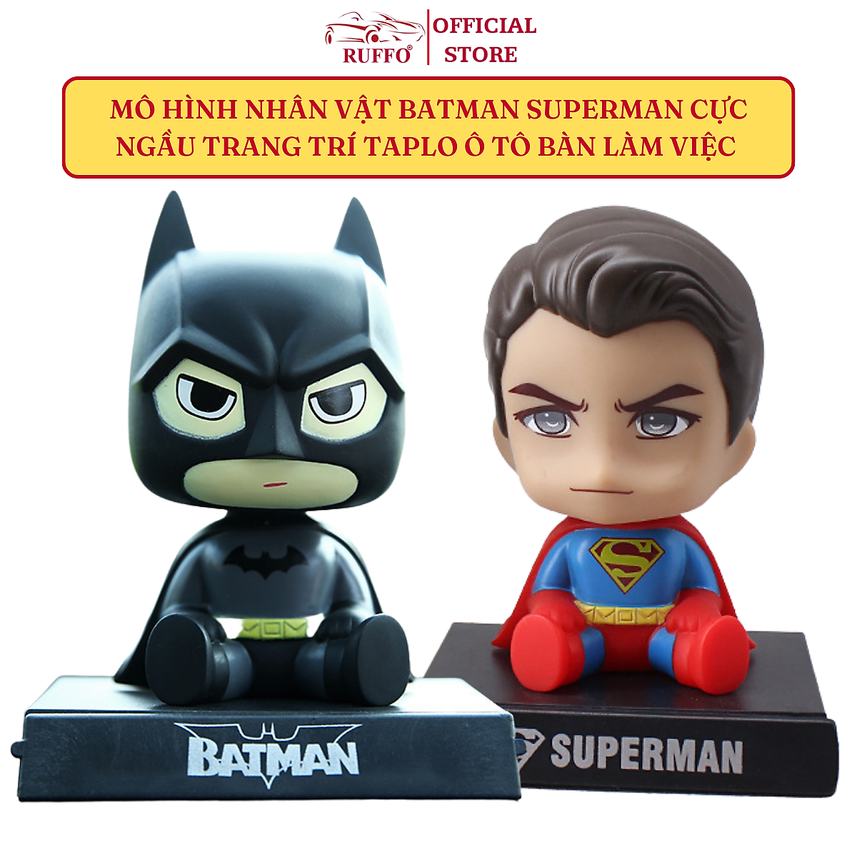 Giá Đỡ Điện Thoại Trên Ô Tô Ruffo Mô Hình Batman Superman Trang ...
