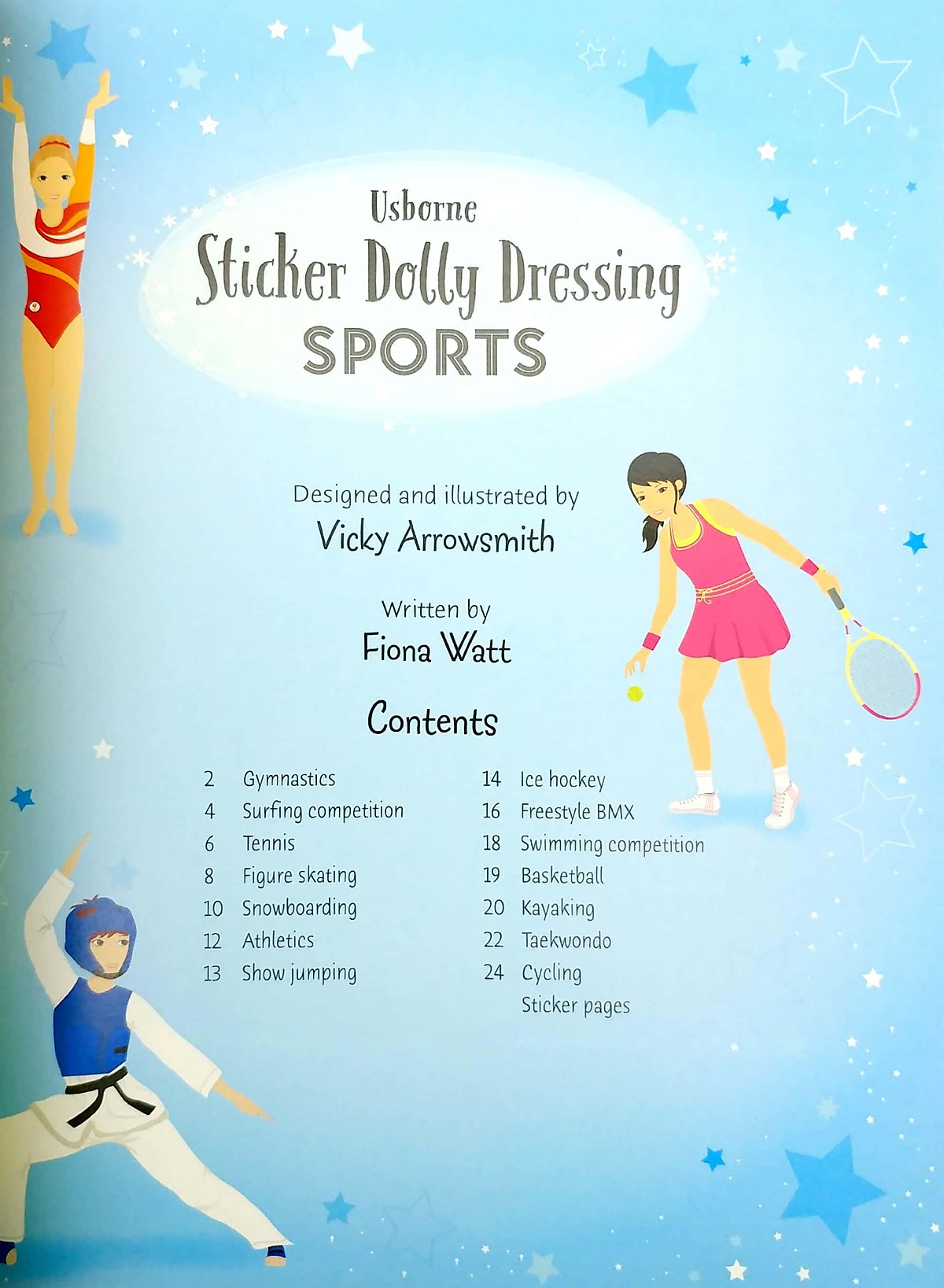 Sticker Dolly Dressing Sports