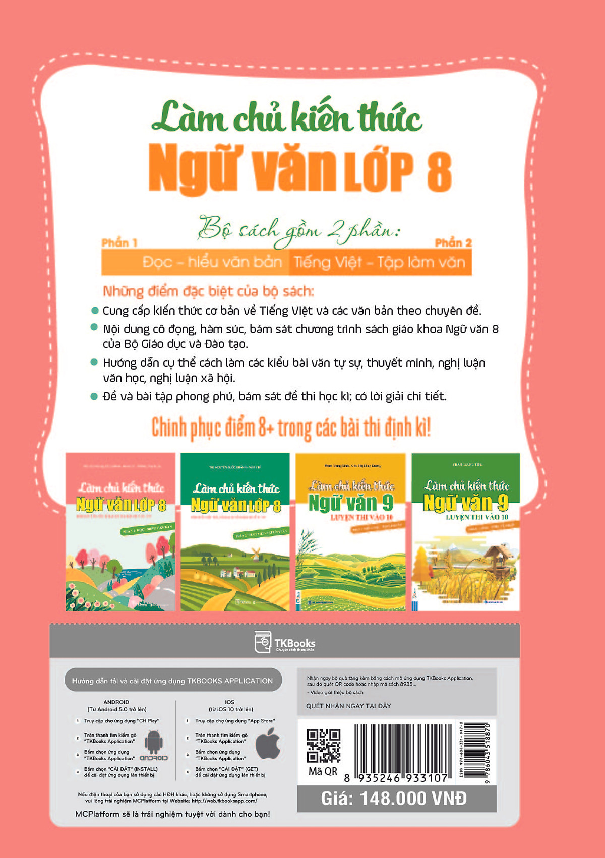 Làm chủ kiến thức Ngữ Văn lớp 8 – Phần 1: Đọc – Hiểu văn bản - TKBooks 