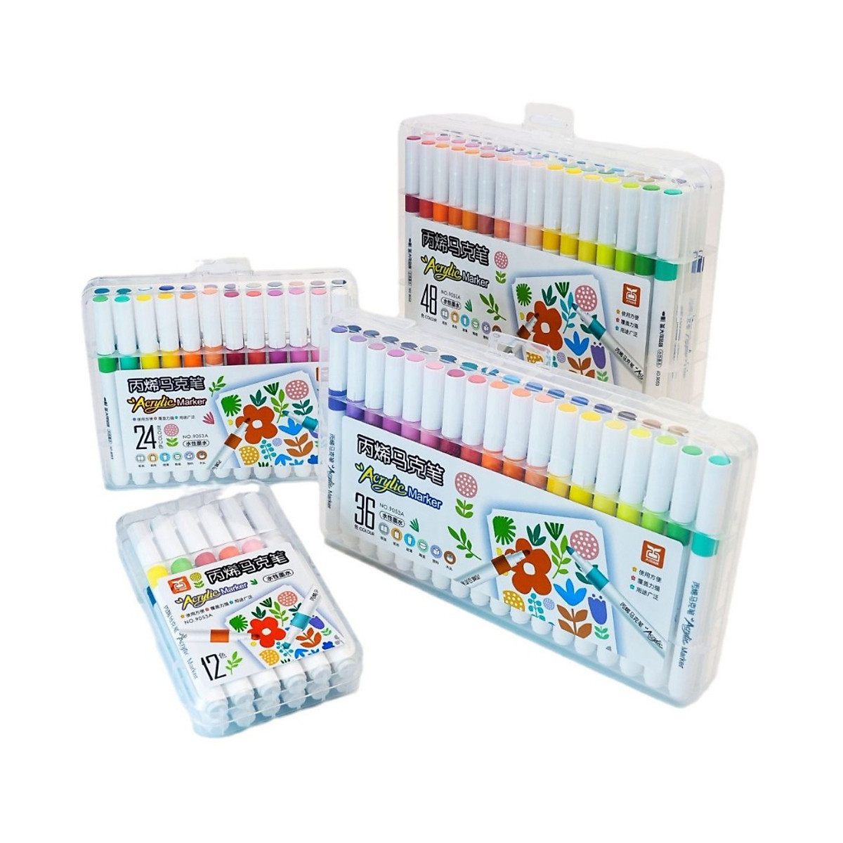 Bút Màu Acrylic Marker Cao Cấp Màu Sắc Tươi Sáng - Bút Lông Màu cho bé