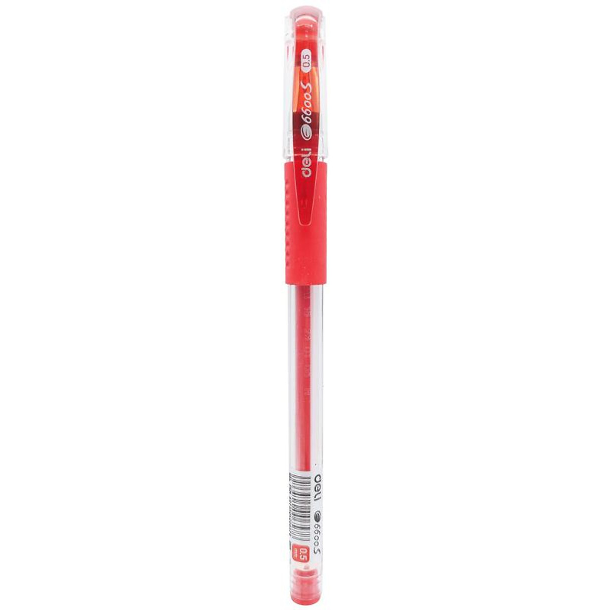 Bút Gel 0.5 mm - Deli E6600S-DO - Mực Đỏ