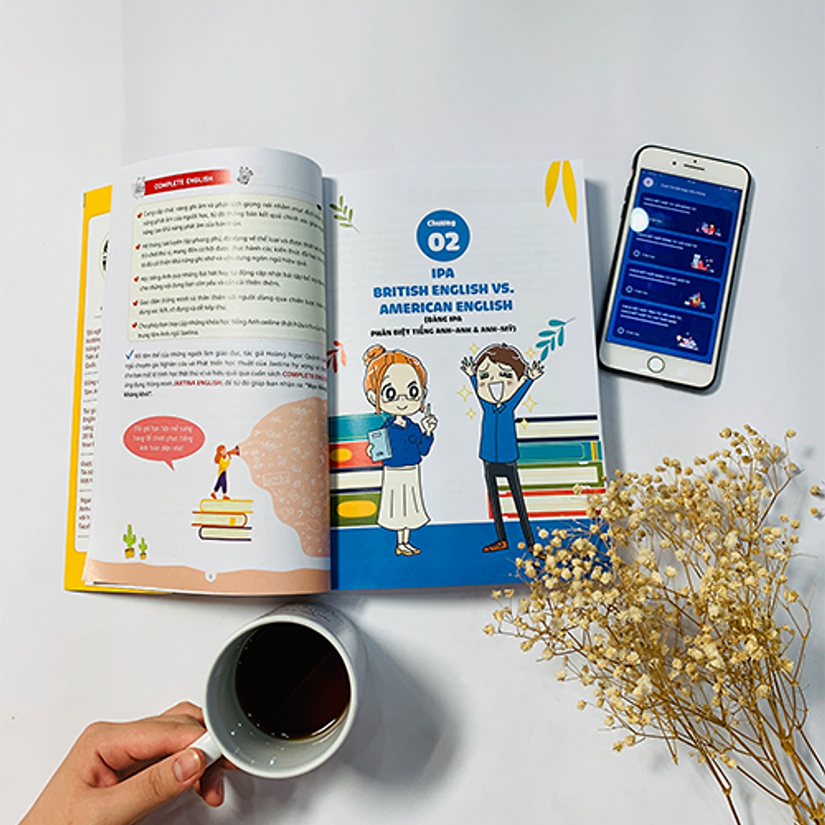 Combo sách Complete English - Khóa học giao tiếp thực tế - Tặng App học thông minh luyện tập phát âm, giao tiếp trực tuyến