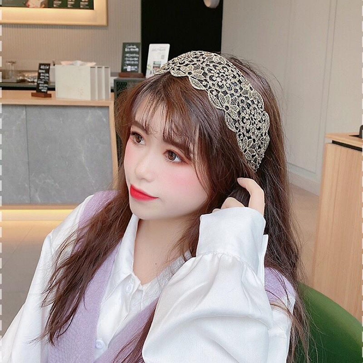 HÀNG MỸ Băng đôwrapbands CLAIRES chính hãng cài tóc vải thun co dãn vàng be xanh coban Shopee Việt Nam
