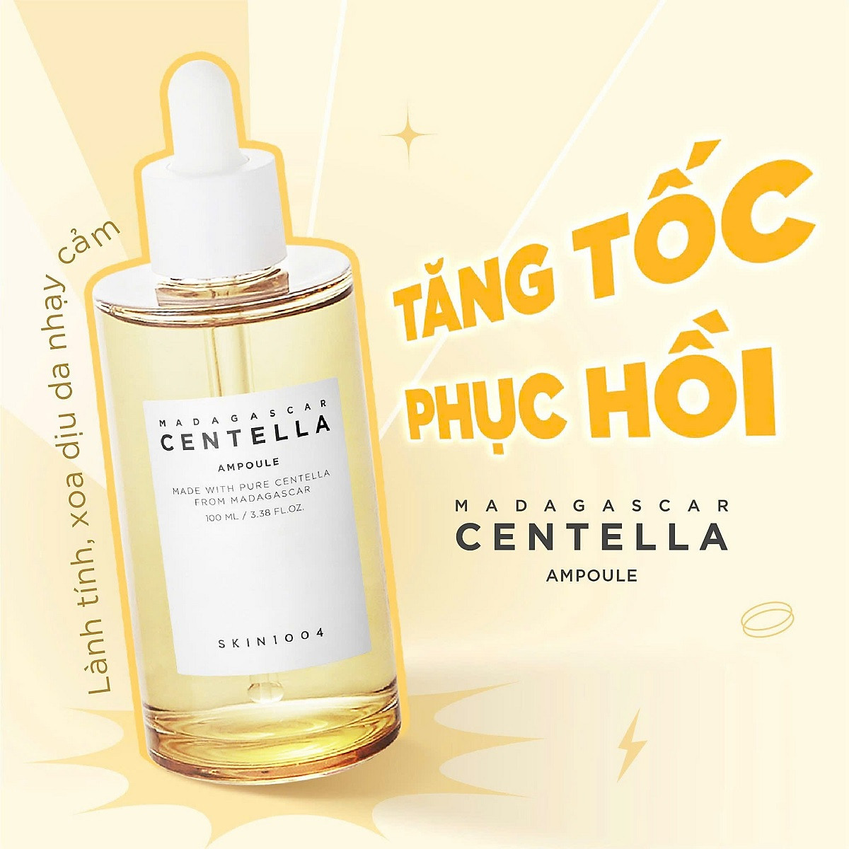 Tinh Chất cho da nhạy cảm Skin1004 Madagascar Centella Asiatica Ampoule 100ml