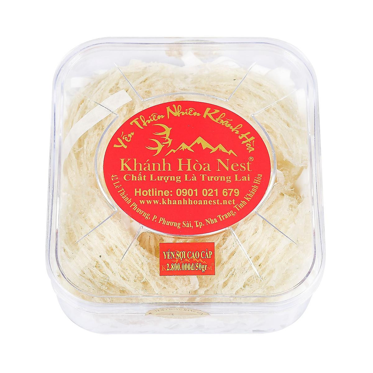 Tổ Yến Sào Khánh Hòa Nest - 50g ( Yến Tinh Chế) - Đồ chế biến sẵn