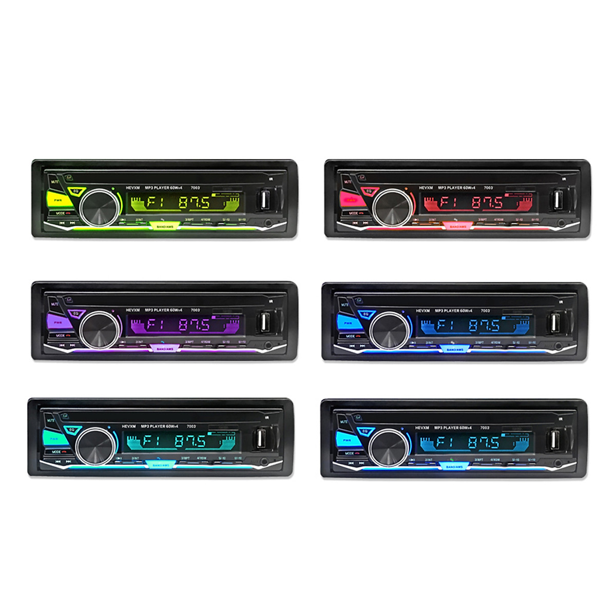 Mua HEVXM 7003 Wireless Car Radio Stereo Media Player 4 Loud Speaker Key  Lights