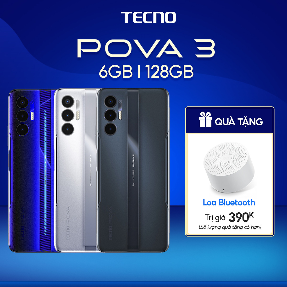 Mua Điện thoại Gaming Tecno POVA 3 (6+5GB)/128GB-Helio G88|7000 mAh|Sạc ...