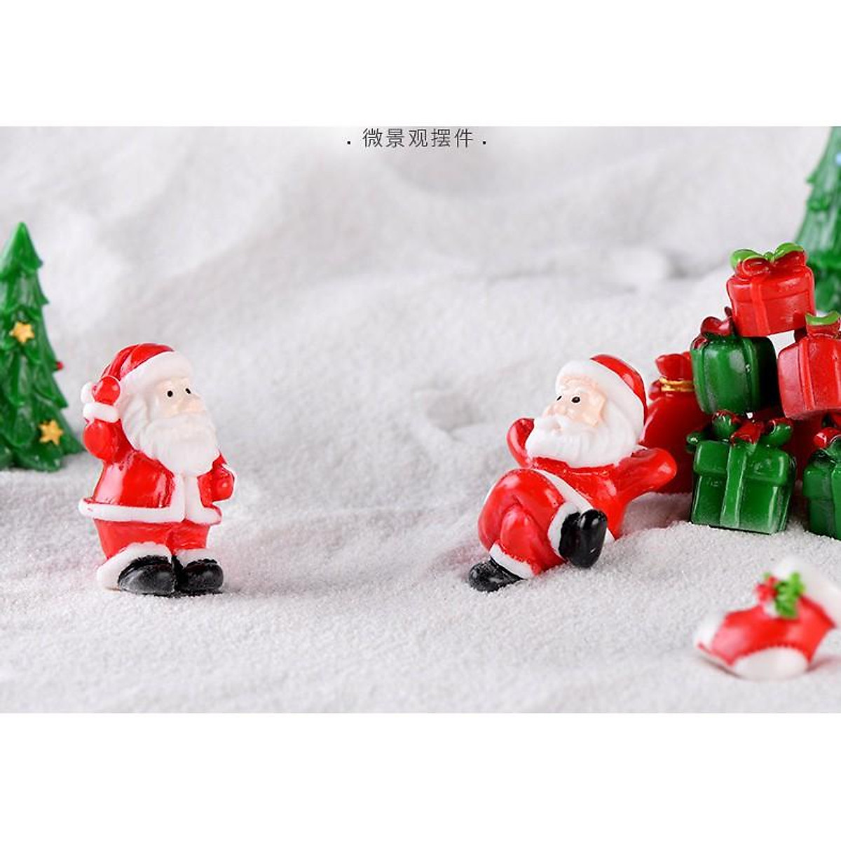 Mô hình Các loại ông già Noel trang trí tiểu cảnh Giáng Sinh, Xmas ...