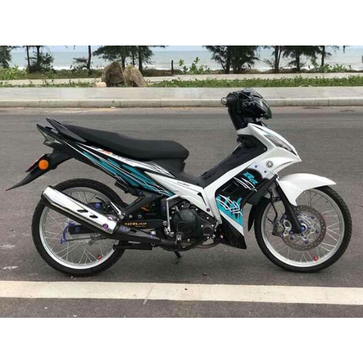 Yamaha Exciter độ hơn 170 triệu đồng của biker Việt Có vật liệu tương tự  siêu xe McLaren 720S Novitec NLargo