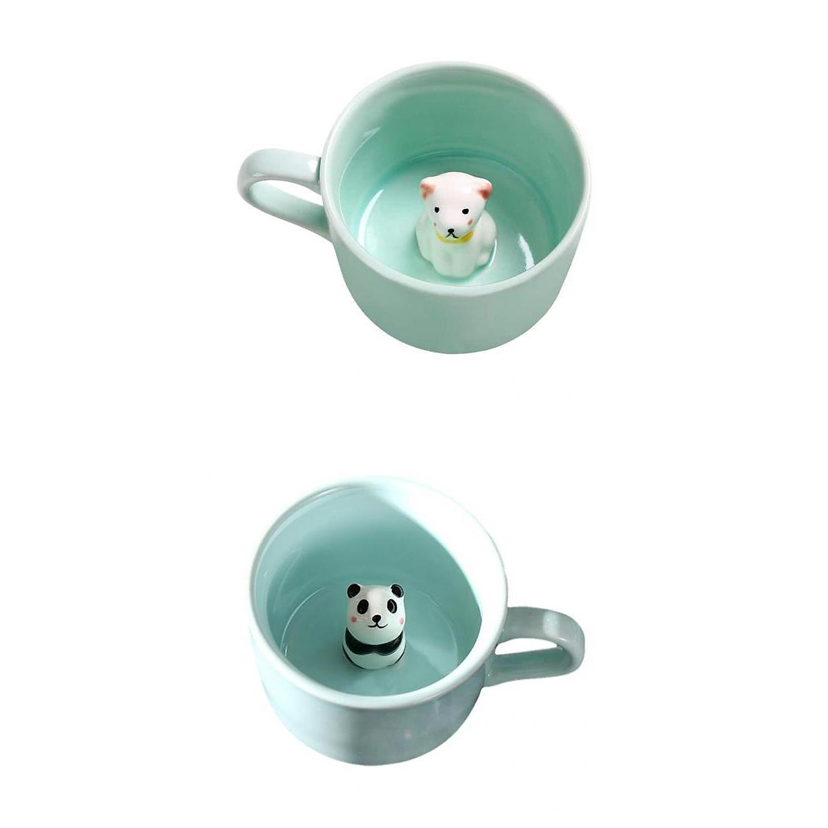 Mua 2pcs Ceramic Cup Cute Animals Inside Mugs Coffee Tea Milk 3D Cartoon Mua 2pcs Ceramic Cup Cute Animals Inside Mugs Coffee Tea Milk 3D Cartoon