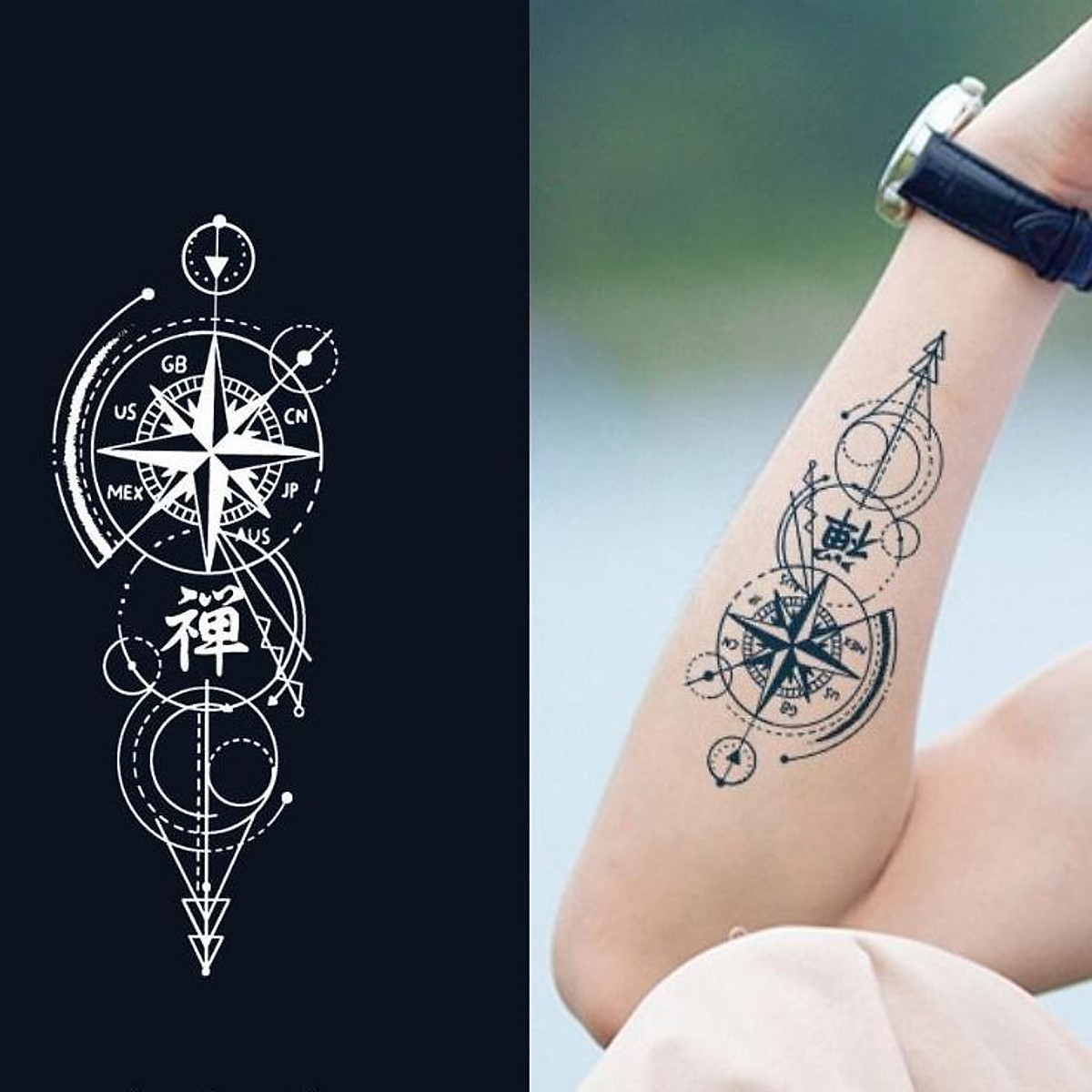 25 Cool Compass Tattoo Ideas