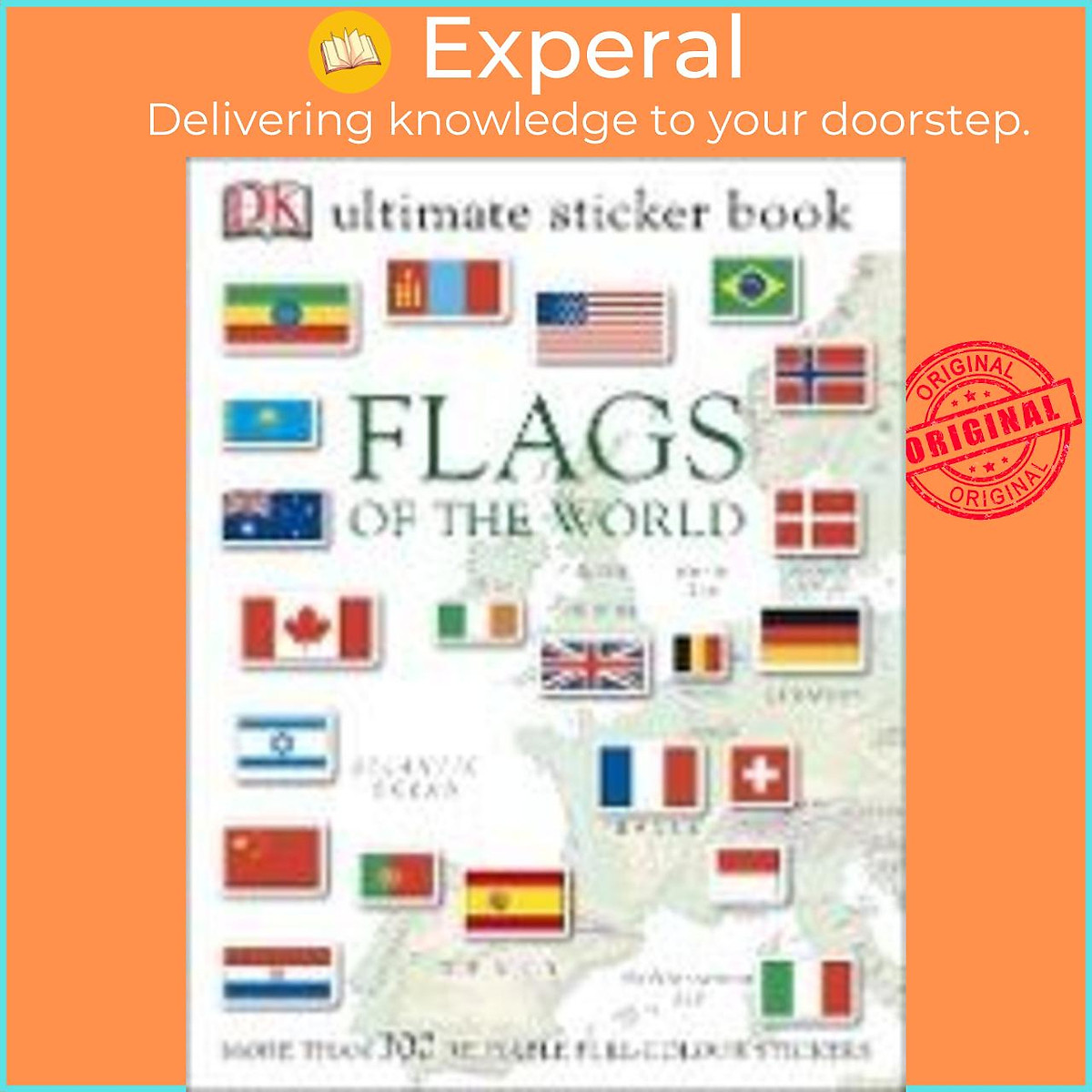 Sách Flags of the World Ultimate Sticker Book by DK (UK edition