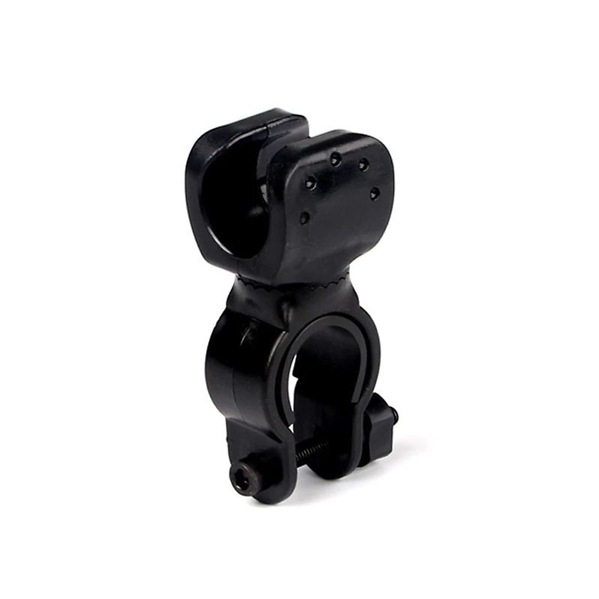 Chân đế kẹp đèn pin, đèn pha gắn ghi đông cho Xe Đạp (chất liệu Nhựa ABS, không kèm đèn pin) chắc chắn, xoay 360 độ dễ dàng lắp đặt Mai Lee