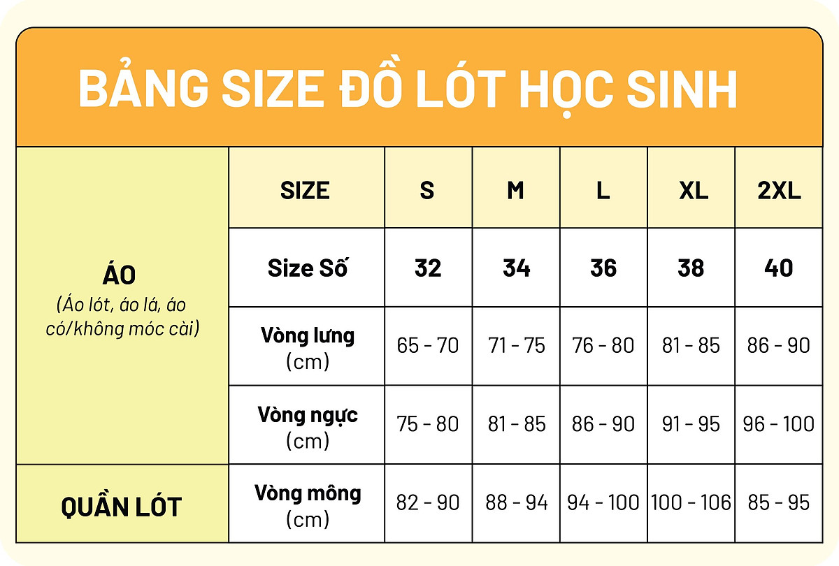 Áo ngực học sinh không gọng không mút lớp bông cotton cài sau iBasic VA107