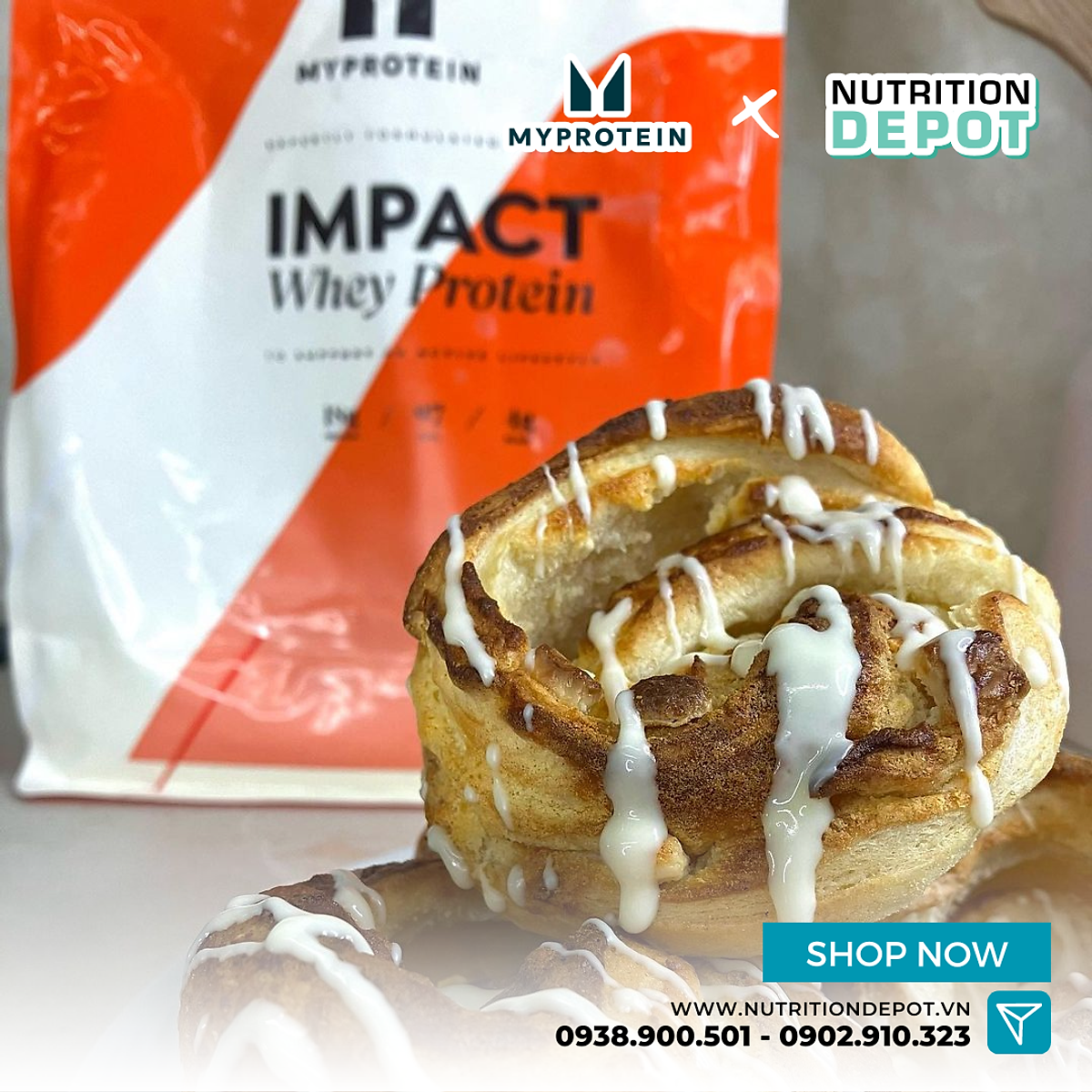 Sữa tăng cơ Impact Whey Protein Myprotein 2.5kg - Nutrition Depot