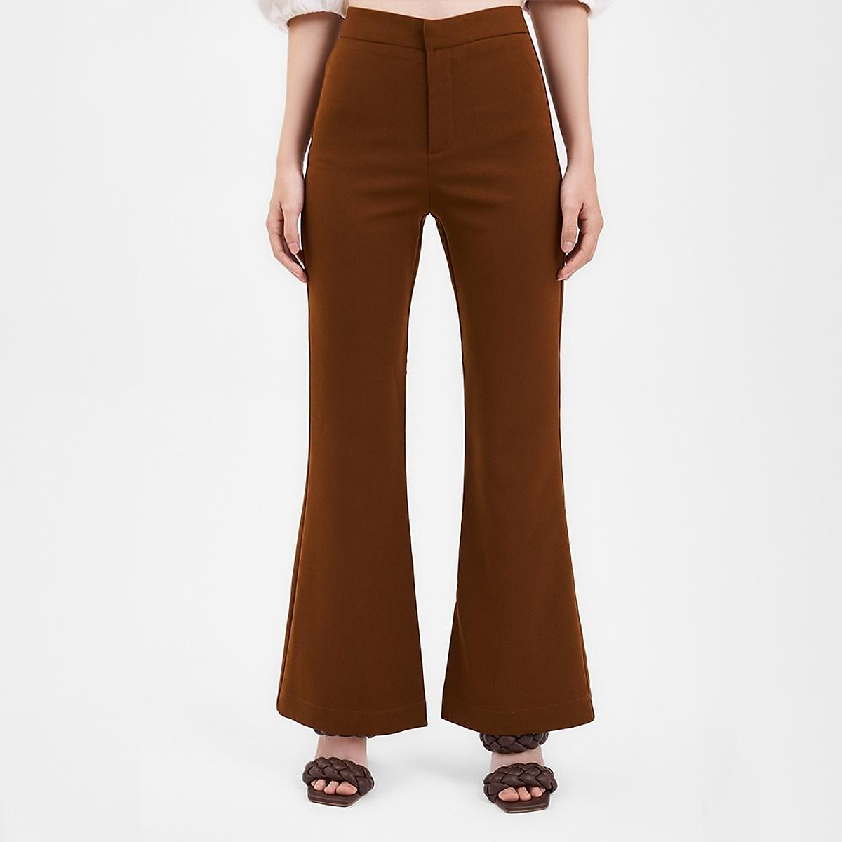 Quần ống loe nữ MARC FASHION lưng cao CBPH0430