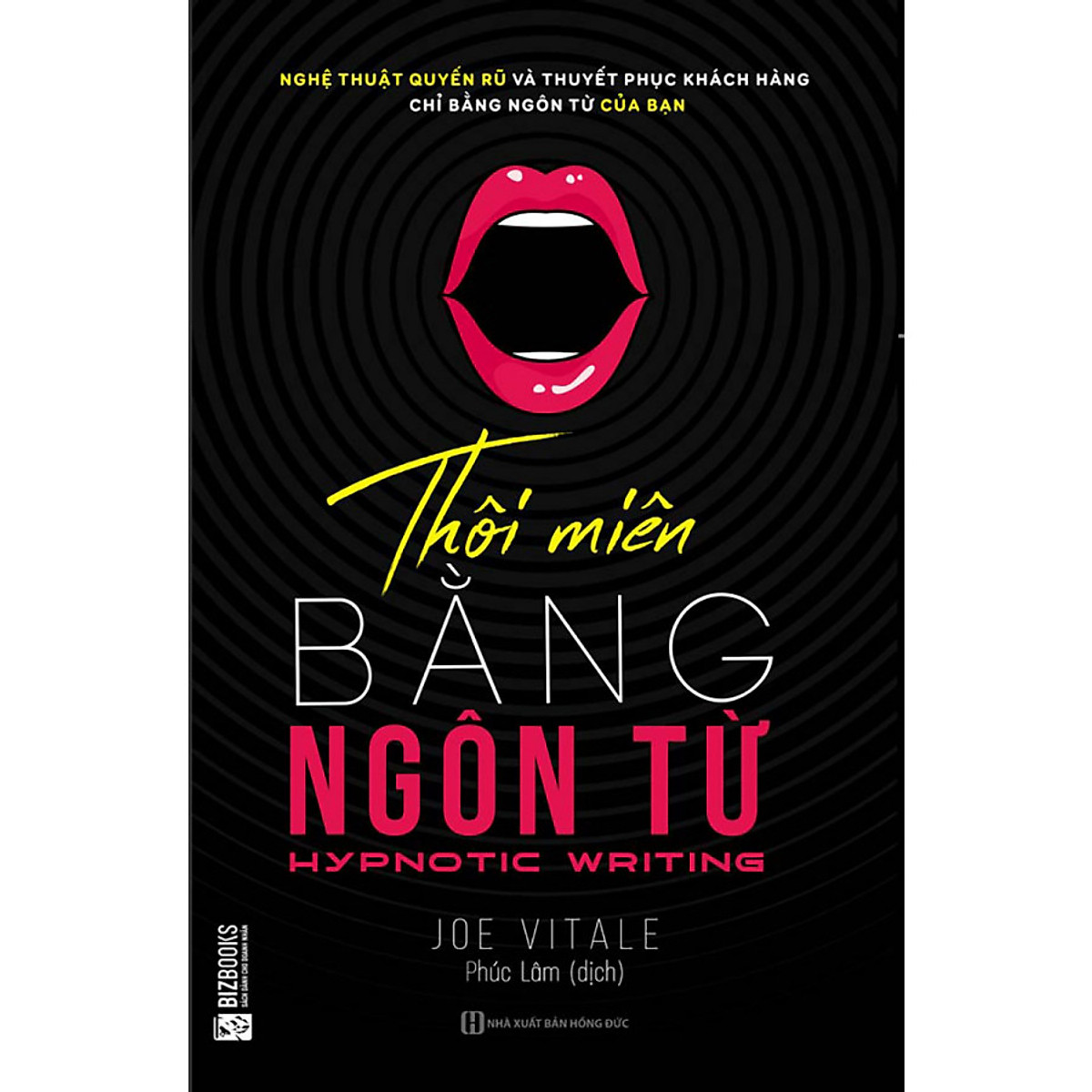 Thôi miên bằng ngôn từ (bản 2018 bìa hình đen) + kèm 1 bookmark hình ngẫu nhiên