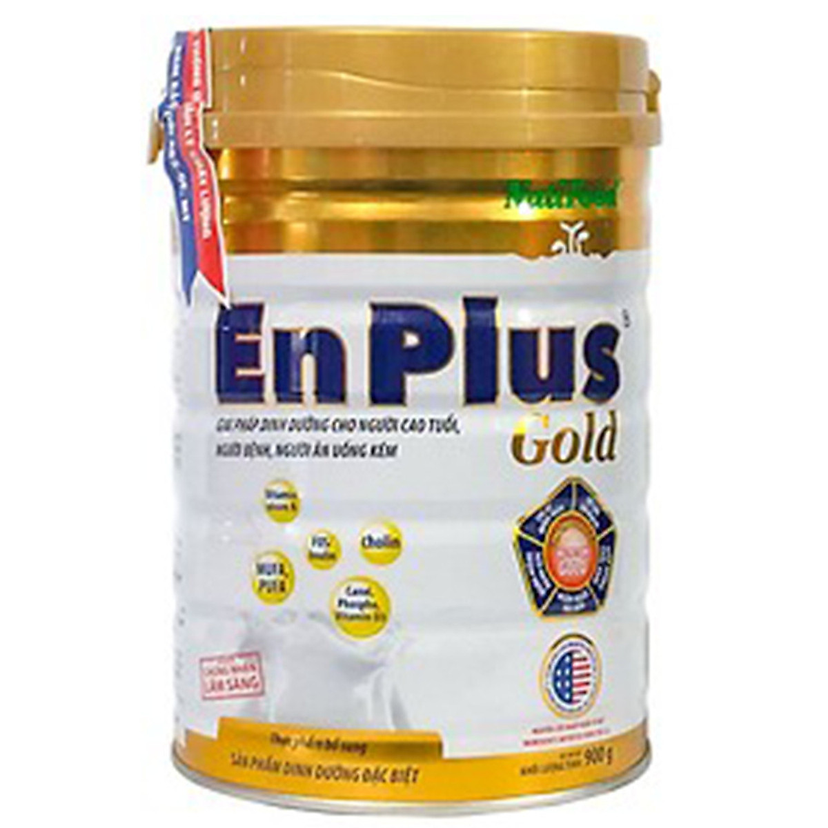 Thực phẩm dinh dưỡng dành cho người cao tuổi Nutifood Enplus Gold 900g