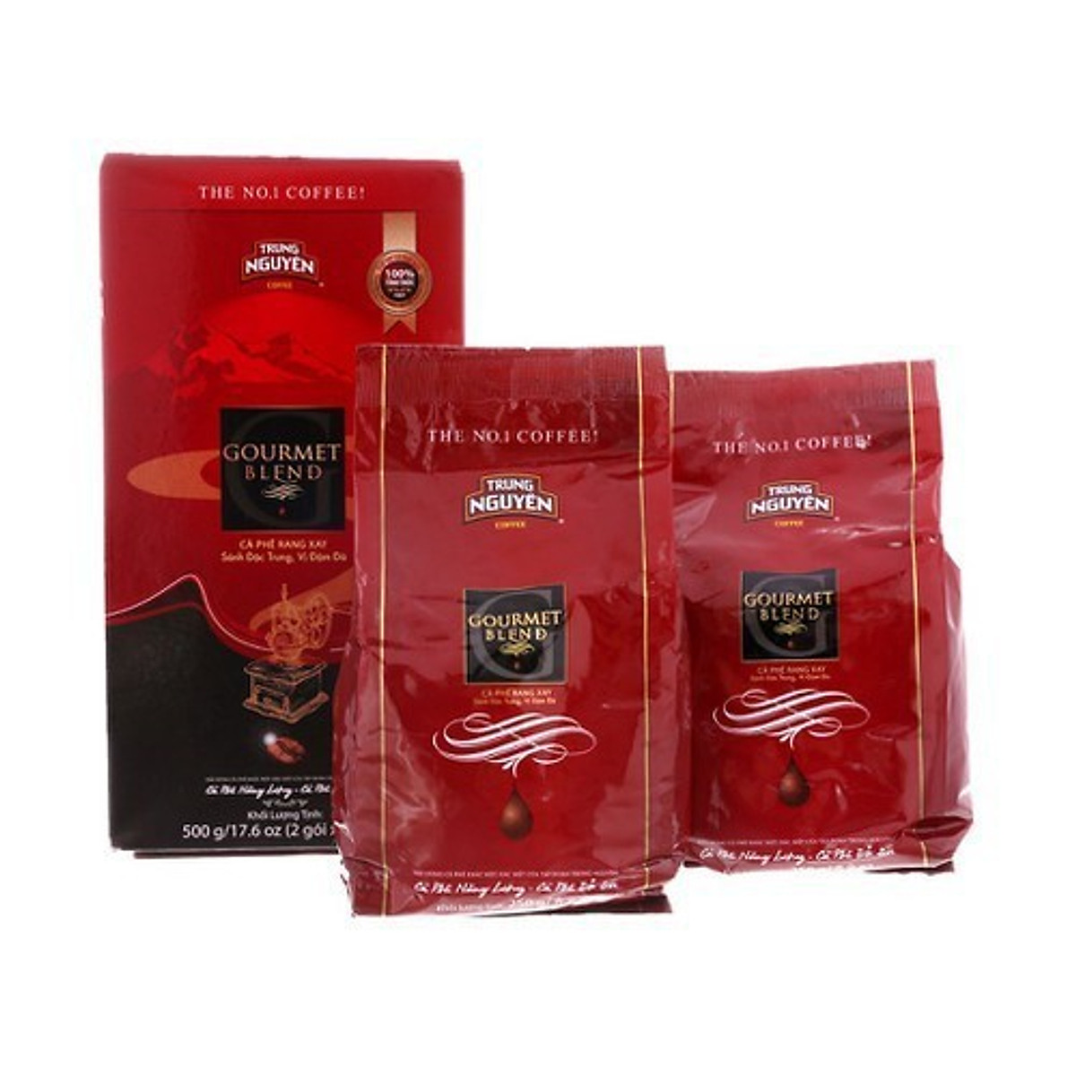 Combo 2 hộp cafe Gourmet Blend Trung Nguyên ( 500g / hộp )