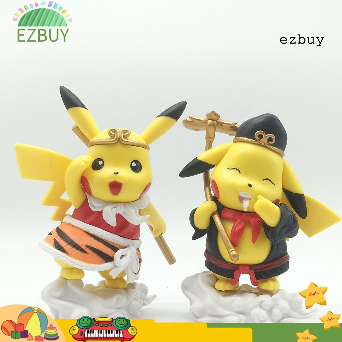 EY-Figurine Adorable Creative Base Design Pokemon Anime Pikachu ...