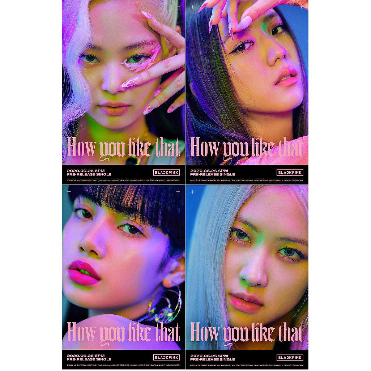 Mua Poster BLACKPINK How you like that  A tại Shop hàng tốt