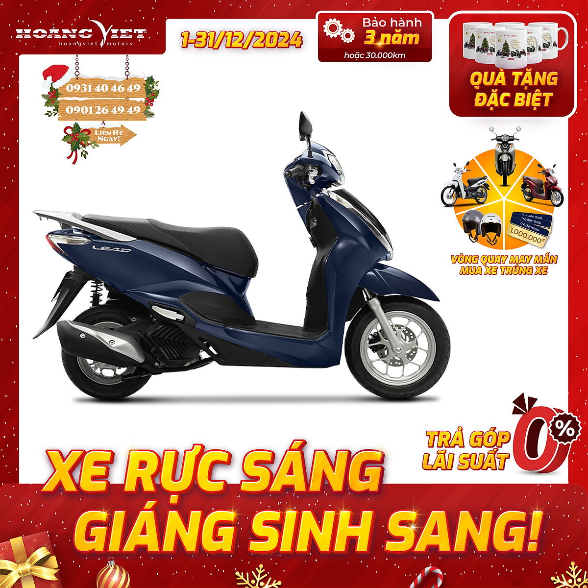Xe máy Honda Lead 125cc 2025 - Phiên Bản Cao Cấp