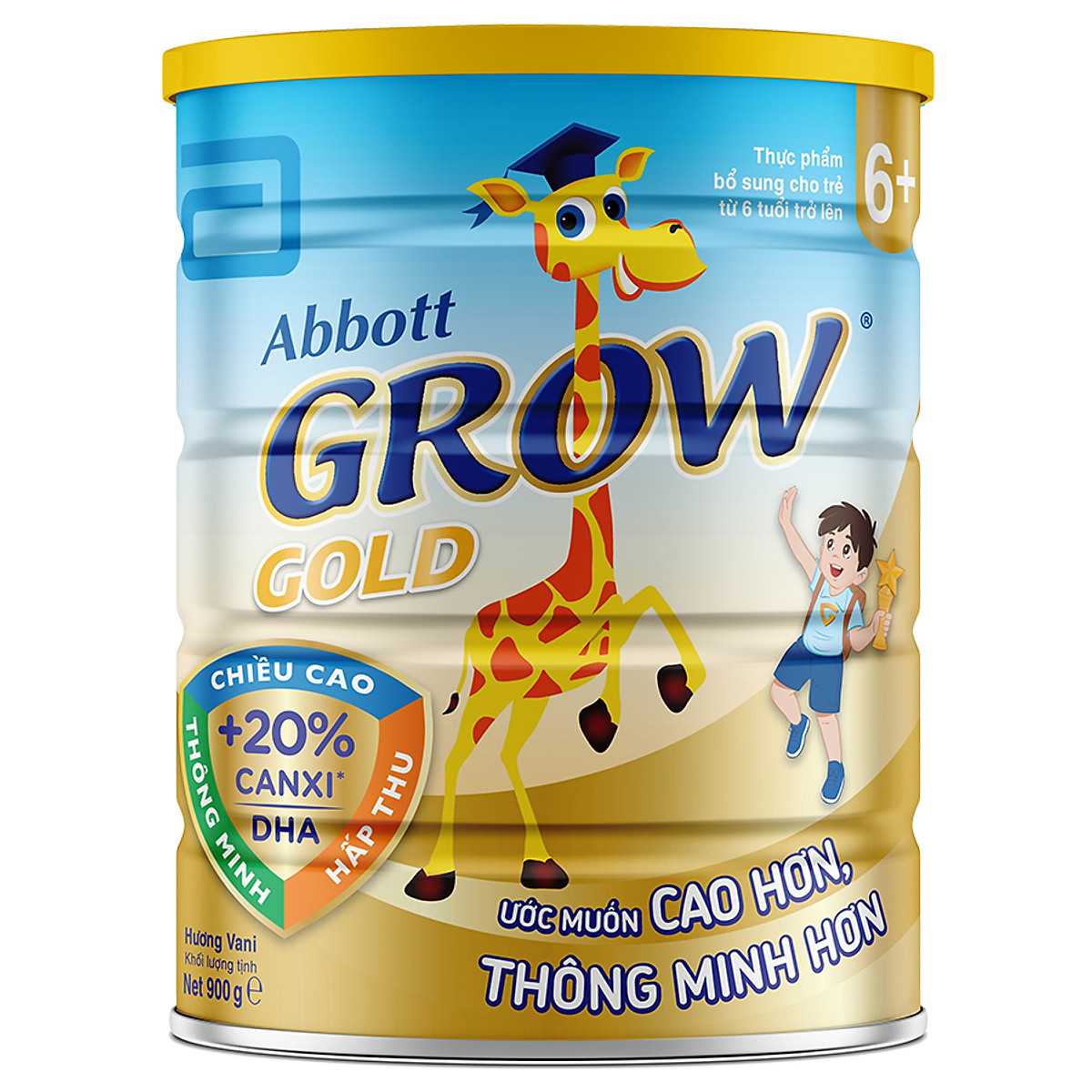 Sữa Bột Abbott Grow Gold 6+ (Lon 850g) + Tặng 1 Hươu bông lễ hội mẫu ngẫu nhiên