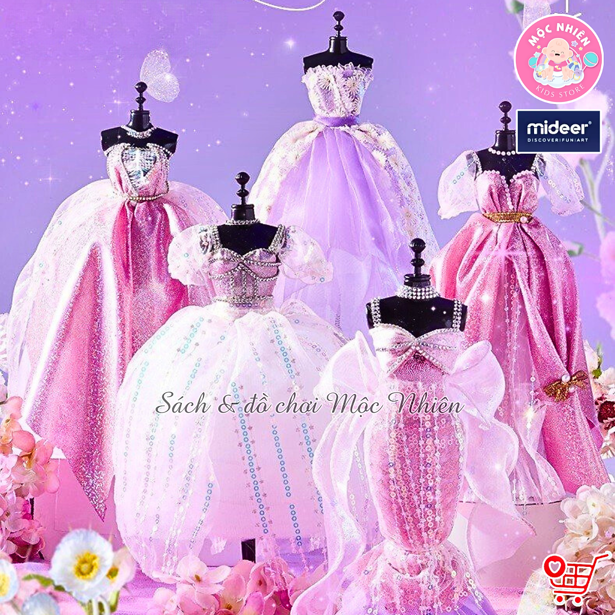 Đồ chơi thiết kế thời trang Mideer Clothing Design House - Dụng cụ may vá thủ công tại nhà cho bé từ 5 tuổi