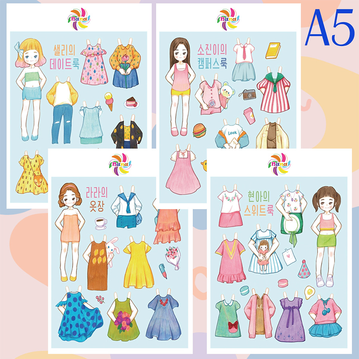 Mua Búp bê giấy (paper doll) thay đồ thời trang đồ chơi cắt thủ ...