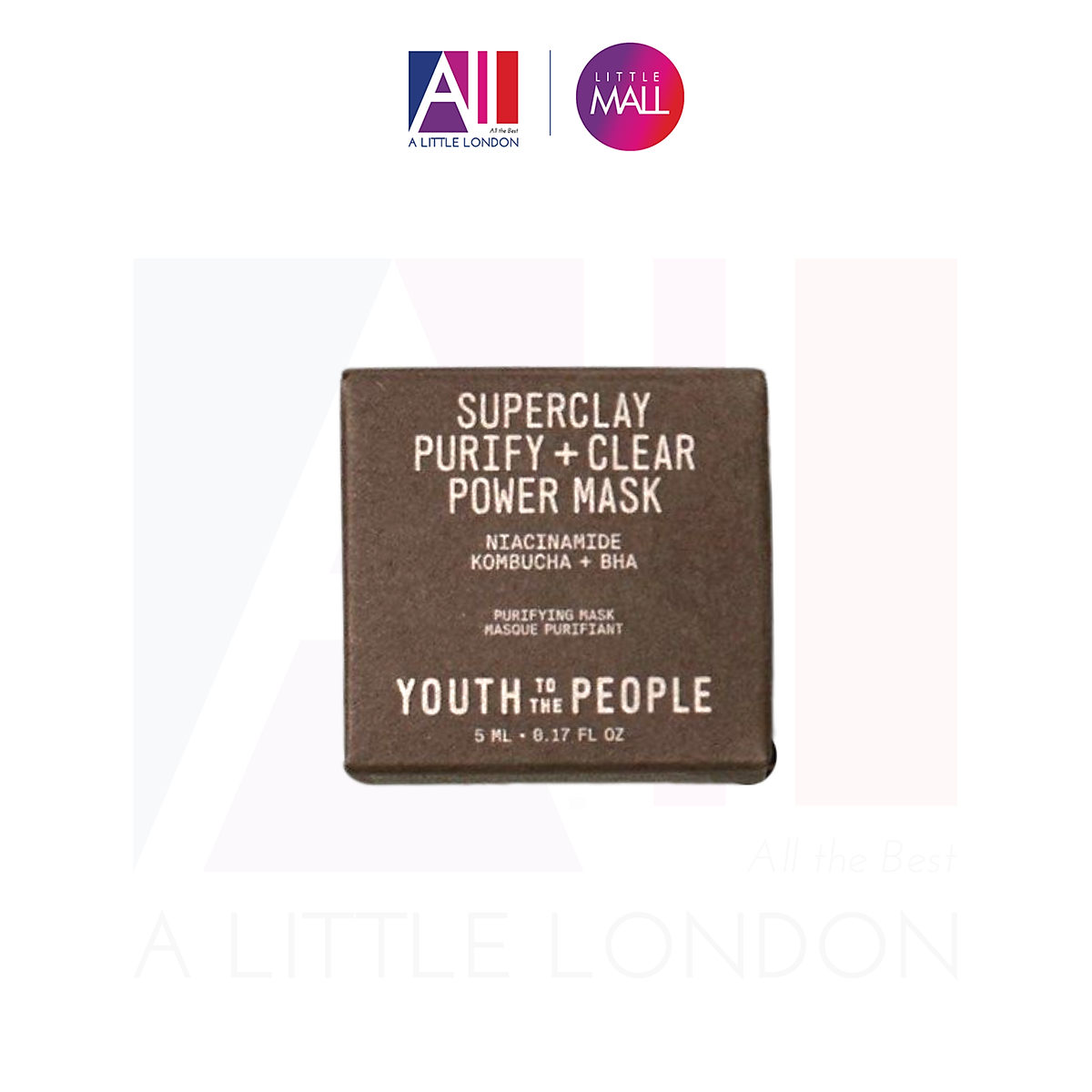 Mặt nạ đất sét sạch sâu Youth To The People Superclay Purify + Clear