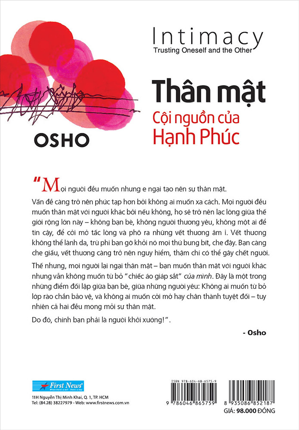 Combo Bộ 5 Cuốn Sách Của Tác Giả Osho: Hạnh Phúc Tại Tâm + Đạo Con Đường Không Lối + Sáng Tạo Bừng Cháy Sức Mạnh Bên Trong + Can Đảm Biến Thách Thức Thành Sức Mạnh + Thân Mật Cội Nguồn Của Hạnh Phúc (Tái Bản)