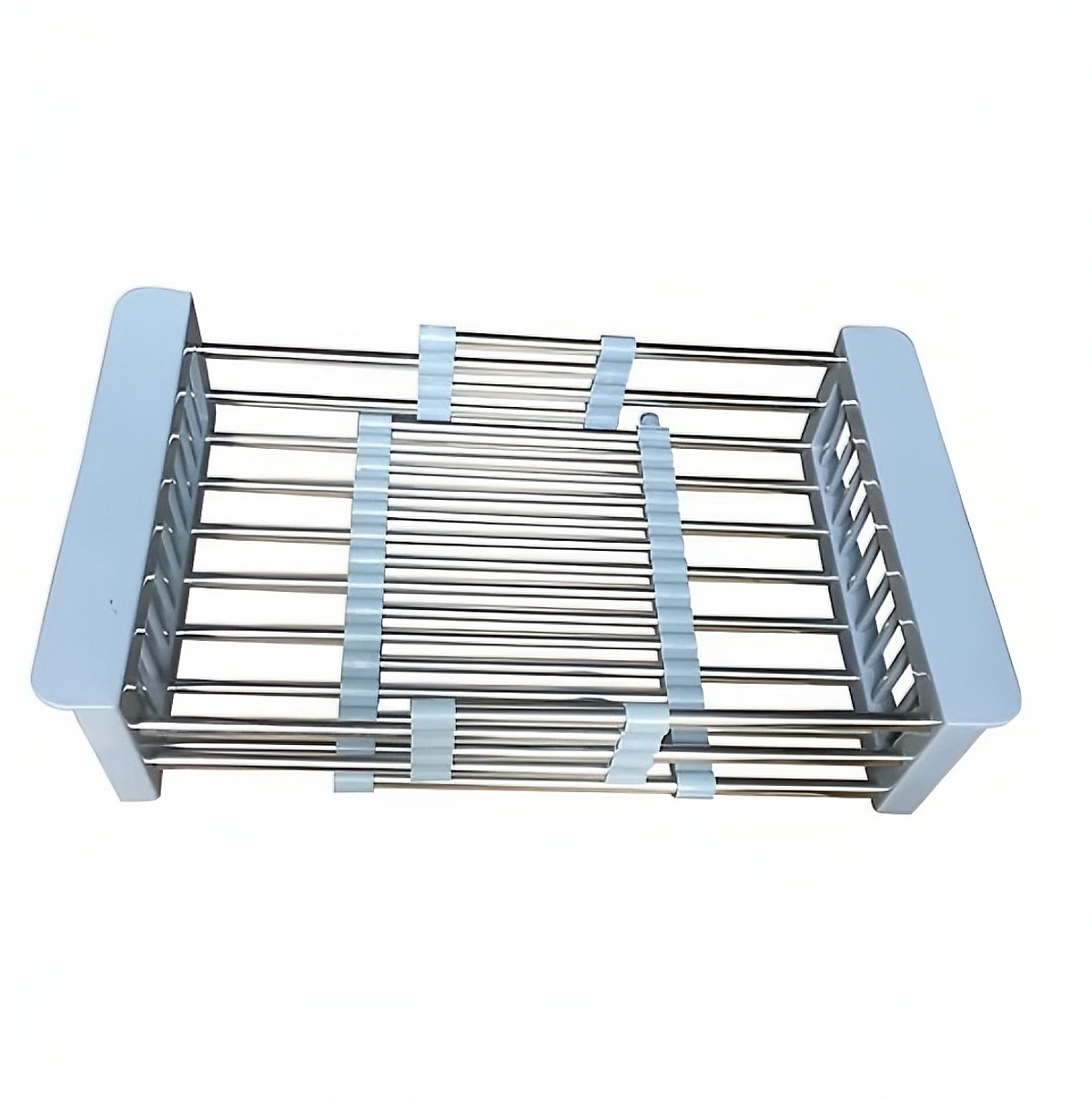 Rổ kéo KG19 gác trên bồn rửa trái cây, rau củ, chén bát đựng đồ đa năng kt điều chỉnh phù hợp mọi loại chậu inox304- Hàng chính hãng